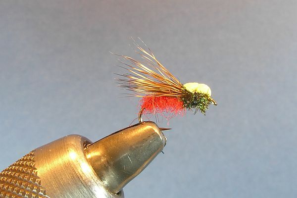 Foam Head Sedge (Red) Dry Fly